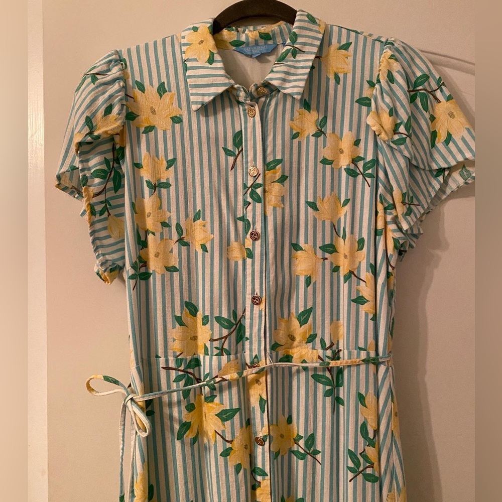 Draper James RSVP Striped and Floral Dress